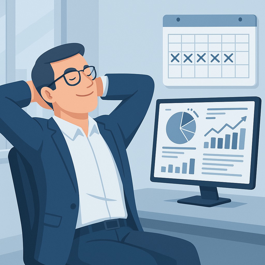 Illustration : Automatisation du reporting financier — Gagnez 5 jours par mois